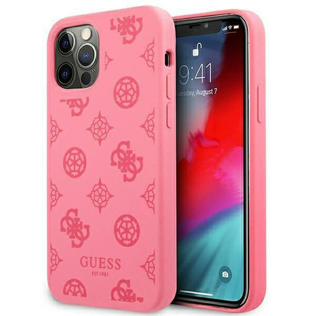 Guess GUHCP12LLSPEFU iPhone 12 Pro Max 6,7" fuksja/fuchsia hard case Peony Collection