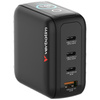 Ładowarka sieciowa Verbatim Mini GaN     140W 3xUSB-C PD/1x USB-A QC adapter UE/UK/USA czarny 30240