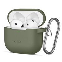 TECH-PROTECT ETUI HOOK DO APPLE AIRPODS 4 ANTYPOŚLIZGOWE SILIKONOWE OCHRONA