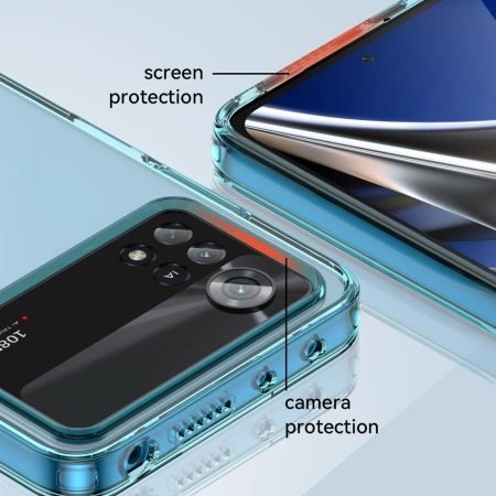 HURTEL ETUI POKROWIEC DO XIAOMI POCO X4 PRO 5G RAMKA ELASTYCZNA OUTER SPACE