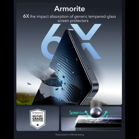SZKŁO HARTOWANE ESR ULTRAFIT ARMORITE TEMPERED GLASS 2-PACK GALAXY S26 ULTRA CLEAR