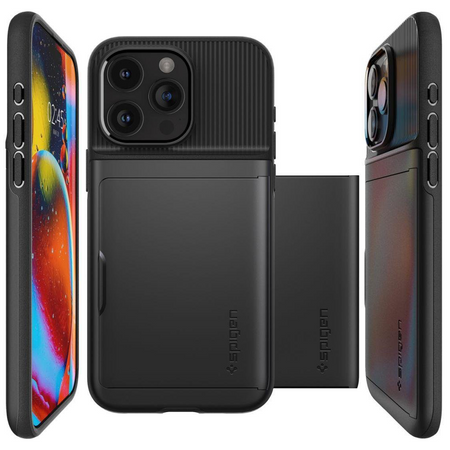 SPIGEN SLIM ARMOR CS IPHONE 15 PRO MAX BLACK