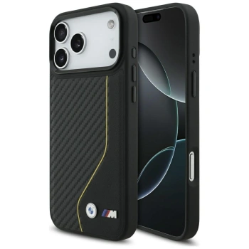 BMW ETUI M CARBON LINE LOGO DO MAGSAFE IPHONE 17 PRO MAX WYSOKA OCHRONA