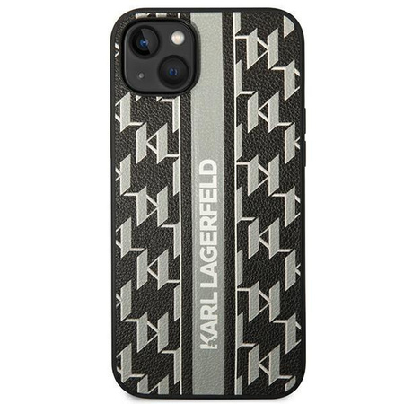 Karl Lagerfeld KLHCP14MPGKLSKG iPhone 14 Plus 6,7" hardcase szary/grey Monogram Stripe