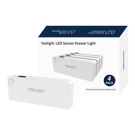 YEELIGHT LAMPKA LED SENSOR 4SZT DO SZUFLADY Z CZUJNIKIEM RUCHU DO GARDEROBY