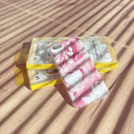 WOZINSKY ETUI MARBLE ŻELOWE POKROWIEC DO XIAOMI REDMI NOTE 10 PRO