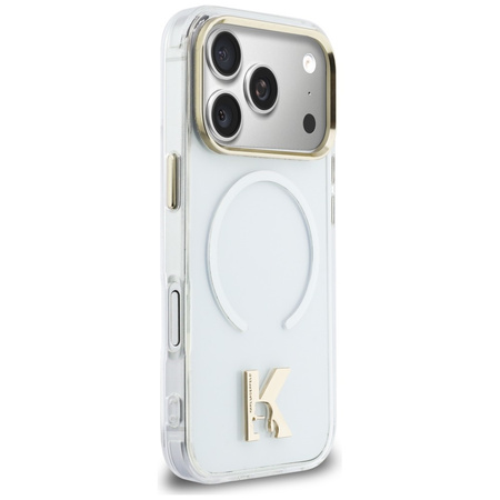 Etui Karl Lagerfeld IML K Head Logo      MagSafe do iPhone 17 Pro Max przezroczysty