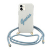 Guess GUHCP12SCRTVSBL iPhone 12 mini 5,4" niebieski/blue hardcase Script Vintage