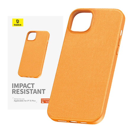 BASEUS ETUI NA TELEFON DO IPHONE 15 PLUS POKROWIEC MAGNETYCZNY FAUXTHER