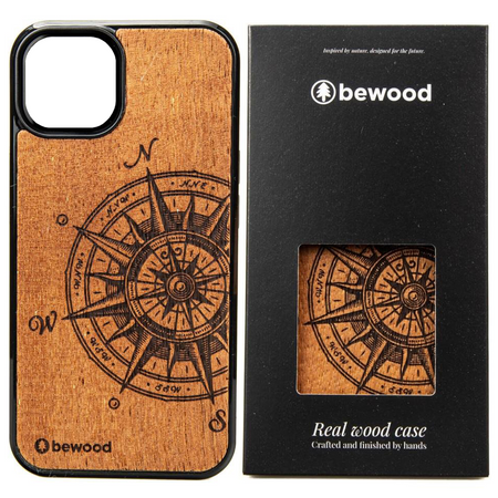 Etui drewniane na iPhone 15 Bewood Traveler Merbau