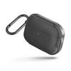 Etui Uniq Valencia na AirPods Pro - szare grey Antimicrobial