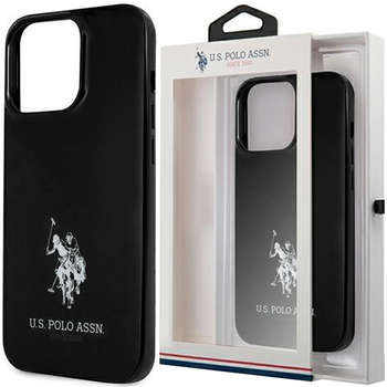 US Polo USHCP13SUMHK iPhone 13 mini 5,4" czarny/black hardcase Horses Logo