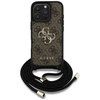 GUESS ETUI 4G BIG LOGO DO IPHONE 16 PRO MODNY POKROWIEC Z PASEM DO NOSZENIA
