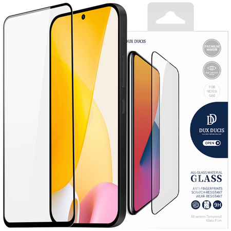 Dux Ducis 9D Tempered Glass szkło hartowane Xiaomi 12 Lite 9H z czarną ramką