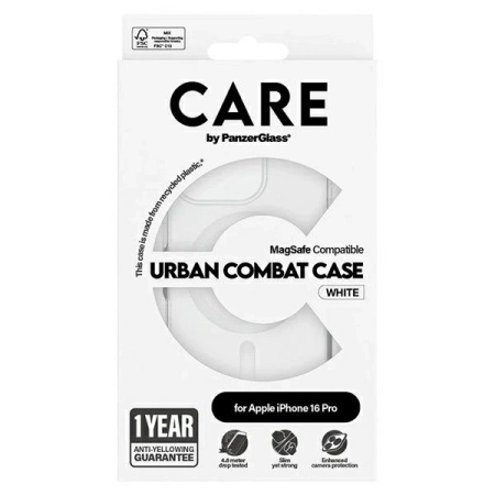 CARE by PanzerGlass Flagship Case iPhone 16 Pro 6.3 czarny/black MagSafe 1346
