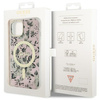 Etui Guess GUHMP14SHCFWSP na iPhone 14 - różowe Flower MagSafe