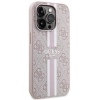 Etui Guess 4G Printed Stripes MagSafe na iPhone 15 Pro - różowe