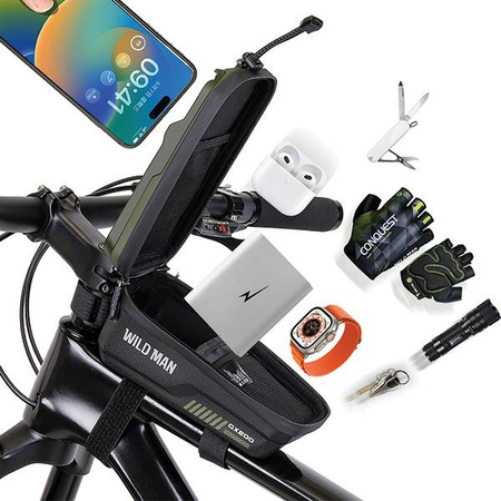 WILDMAN SAKWA NA RAMĘ ROWERU DO ROWER MTB GÓRSKIEGO SZOSOWEGO GX200 UCHWYT