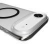 Etui Puro Lite Mag TPU+PC kompatybilne z MagSafe na iPhone 17 Air - przezroczyste z czarnym pierścieniem