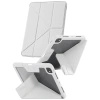 Etui Care by PanzerGlass Y fold do iPad Pro 11" 2025 / 2024 - jasnoszare