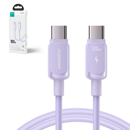 Kabel USB C - USB C 100W 1,2 m Joyroom S-CC100A14 – fioletowy