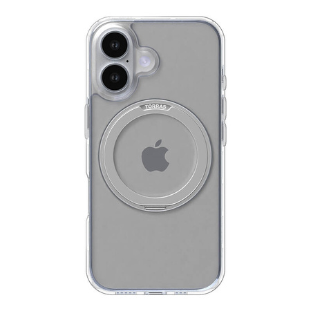 TORRAS ETUI OSTAND PRO DO IPHONE 16 PRZEZROCZYSTE Z SYSTEMEM OCHRONY ROGÓW