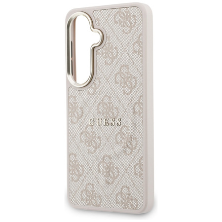 Etui Guess 4G Embossed Ring MagSafe do   Samsung Galaxy S26 różowy
