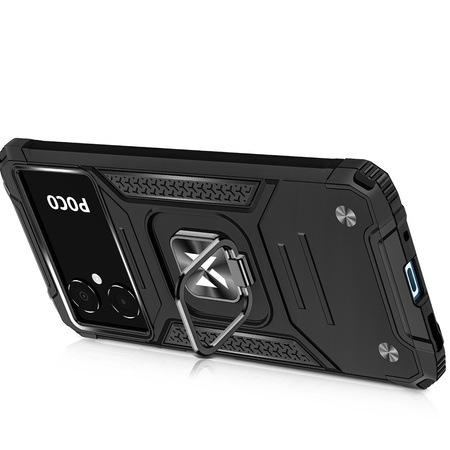WOZINSKY RING ARMOR ETUI DO XIAOMI REDMI NOTE 11E REDMI 10 5G POCO M4 5G