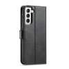 Magnet Case elegancki futerał etui pokrowiec z klapką i funkcją podstawki Samsung Galaxy S22+ (S22 Plus) czarny