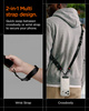 Spigen Universal Crossbody Lanyard Strap (Strap 1P + ConTag 1P + Connector 2P) DA30M, black