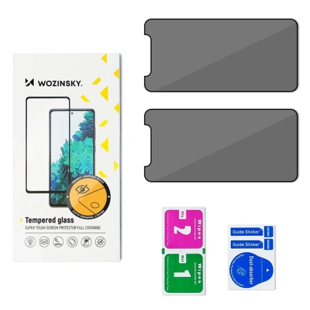 WOZINSKY SZKŁO HARTOWANE PRIVACY GLASS DO XIAOMI REDMI NOTE 14S 2-PAK