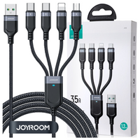 JOYROOM KABEL 4W1 DO ŁADOWANIA 2 X USB-C DO LIGHTNING MICRO DO TRANSMISJI
