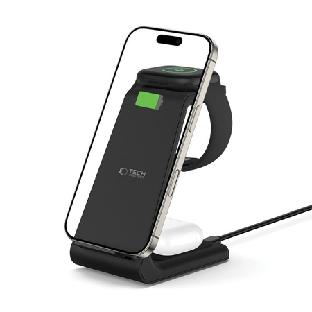 TECH-PROTECT ŁADOWARKA BEZPRZEWODOWA QI 15W DO MAGSAFE IPHONE 12 13 14 15