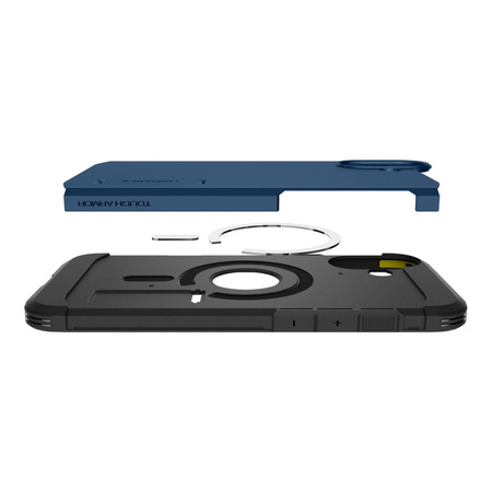 SPIGEN TOUGH ARMOR DO IPHONE 16 ETUI Z WZMOCNIONĄ OCHRONĄ I FUNKCJĄ