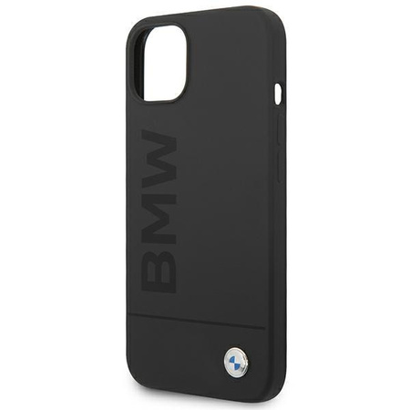Etui BMW BMHMP14MSLBLBK iPhone 14 Plus 6,7" czarny/black hardcase Silicone Signature Logo Magsafe