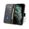 Magnet Case elegancki futerał etui pokrowiec z klapką i funkcją podstawki Huawei nova 8 czarny