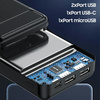 AWEI POWERBANK P6K 20000MAH DO TELEFONÓW 2XUSB PD Z KABLEM MICRO-USB