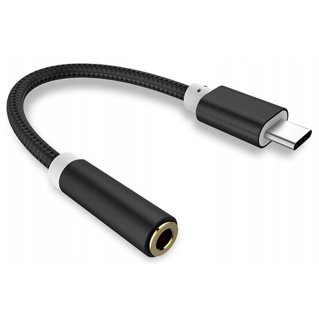 ADAPTER USB-C MINI JACK 3,5MM PRZEJŚCIÓWKA KABEL AUX DO SAMSUNG IPHONE DAC
