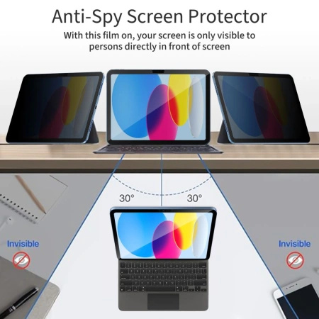 TECH-PROTECT SZKŁO PRYWATYZUJĄCE GLASS SPY+ DO IPAD 10.9 2022 IPAD 11 2025