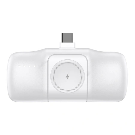 WOZINSKY MINI POWERBANK DO APPLE WATCH 5000MAH Z KABLEM USB-C ŁADOWANIE 15W