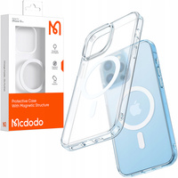 Etui do telefonu McDodo przezroczyste magnetyczne do iPhone 12/12PRO