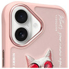 NIMMY ETUI DO IPHONE 16 6.1 GLASSES COOL CAT DESIGN Z POKROWCEM OCHRONNYM