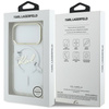 Etui Karl Lagerfeld IML Choupettes Karl  Script Logo MagSafe do iPhone 17 Pro Max przezroczysty