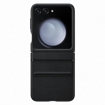 Etui z ekoskóry do Samsung Galaxy Z Flip 5 - czarne