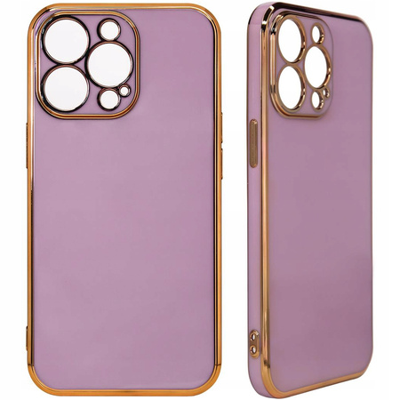 HURTEL ETUI CASE POKROWIEC ŻELOWY DO XIAOMI REDMI NOTE 11 ZŁOTA RAMKA