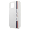 Etui U.S. Polo Assn. Tricolor Collection na iPhone 12 mini - białe