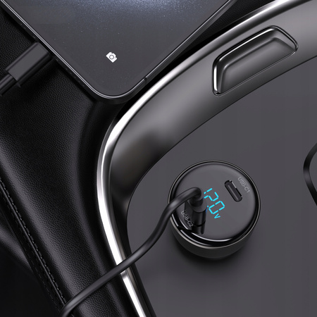 PALPRO SZYBKA ŁADOWARKA SAMOCHODOWA DO TELEFONU LAPTOPA 2X USB-C 12V 60W