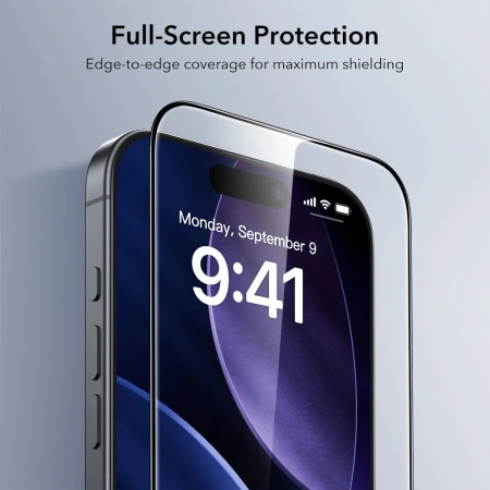 ESR SZKŁO HARTOWANE DO IPHONE 16 PRO 17 2 SZTUKI NAWIERZCHNIA