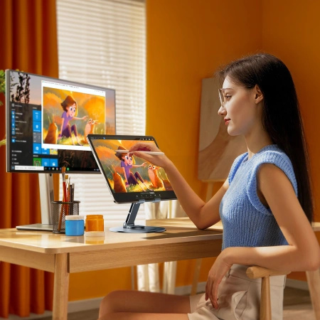 WOZINSKY STOJAK NA TABLET WRS-DSY84SS OBROTOWY 360° ALUMINIOWY DO TABLETÓW