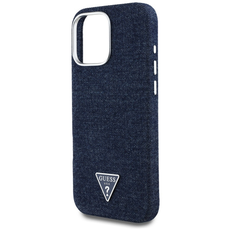 GUESS ETUI POKROWIEC MAGNETYCZNY DO MAGSAFE IPHONE 16 PRO MAX DENIM LOGO